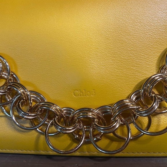 Chloé Crossbody Clutch Yellow - Picture 5 of 15